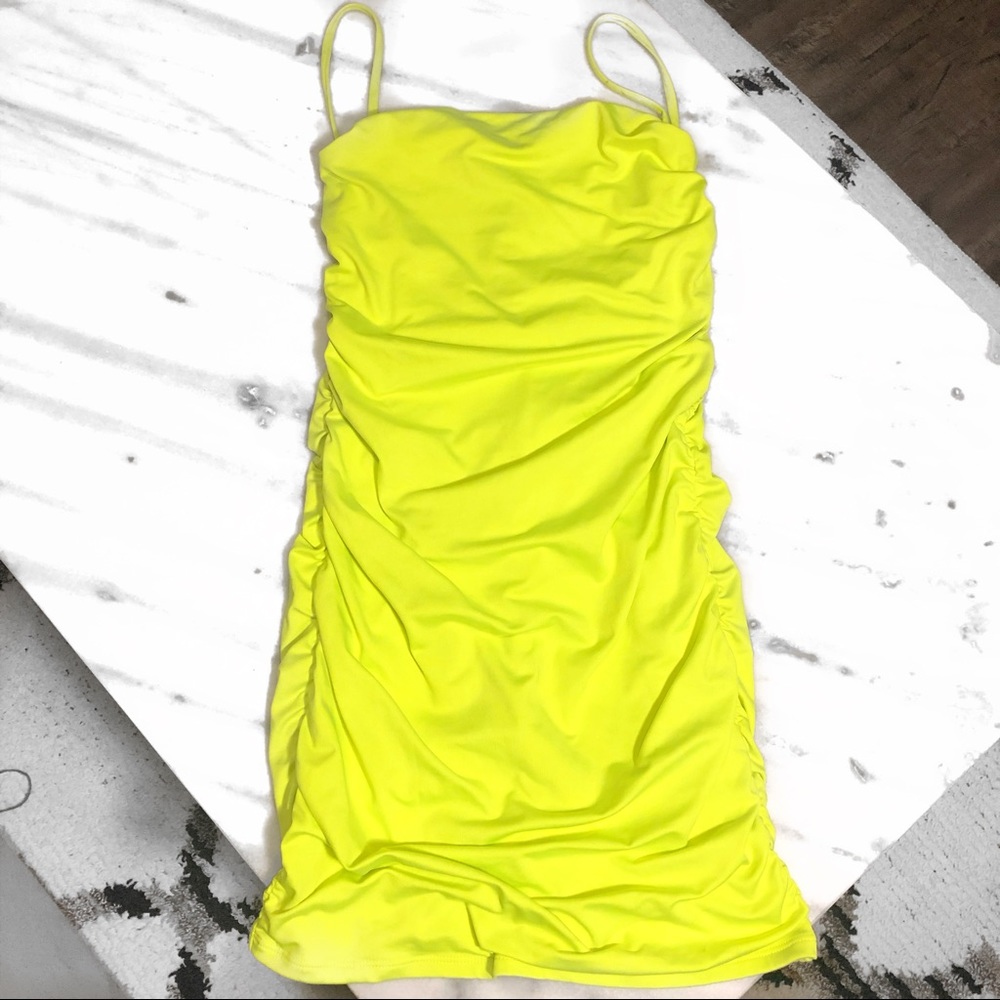 Oh Polly Ruched Mini Dress